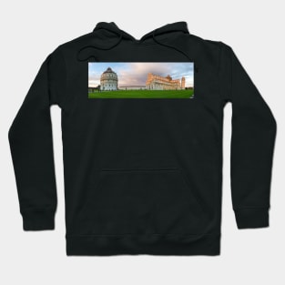 Panorama of Pisa Cathedral with The Leaning Tower Hoodie